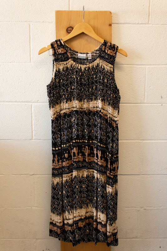 Vtg Printed Dress : PL