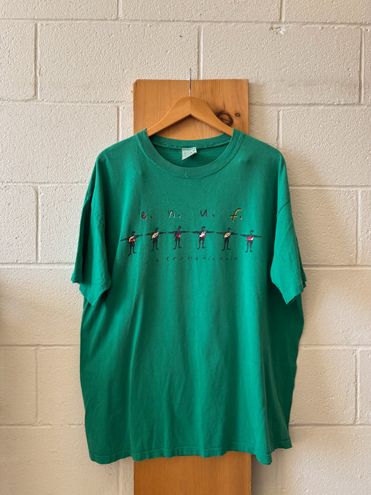 Vtg Green E.N.U.F Tee : XL