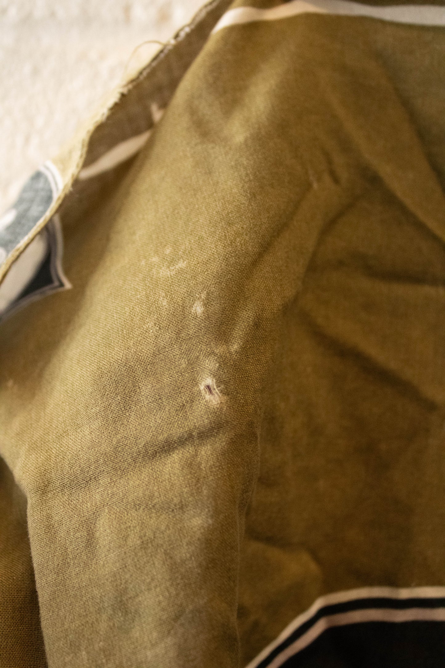 Olive Green Spade Scarf