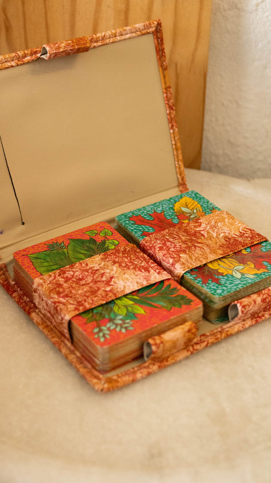 Vtg Pair of Playing Card Sets