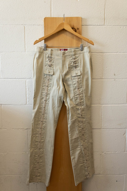 Y2K Low Rise Ruched Pants : 15