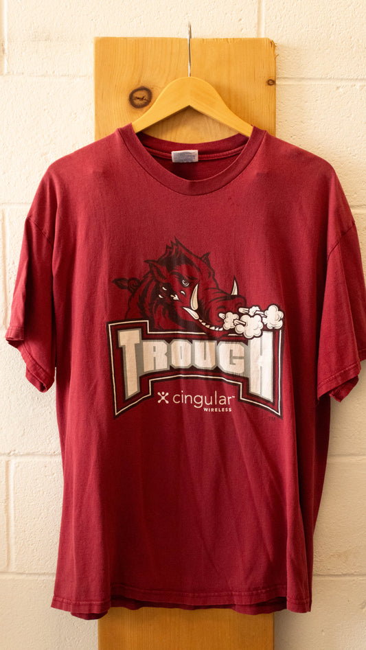 Red Razorbacks Trough Tee : XL