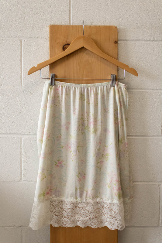 Floral Slip Skirt : XL