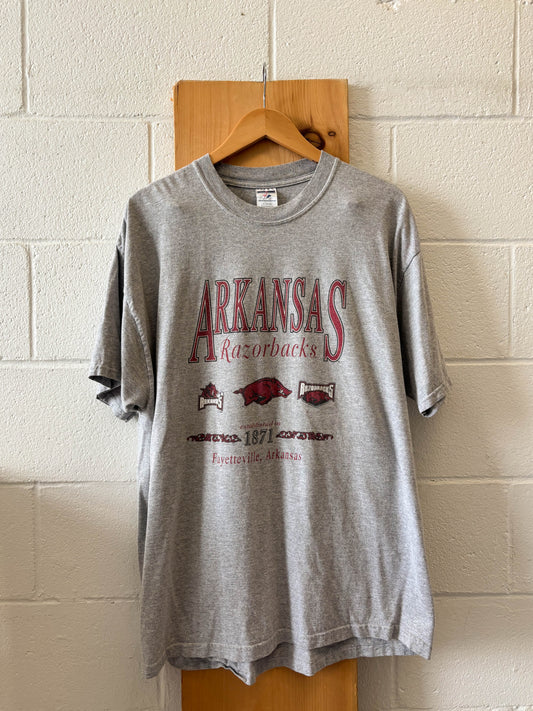 Grey Arkansas Tee : 2X