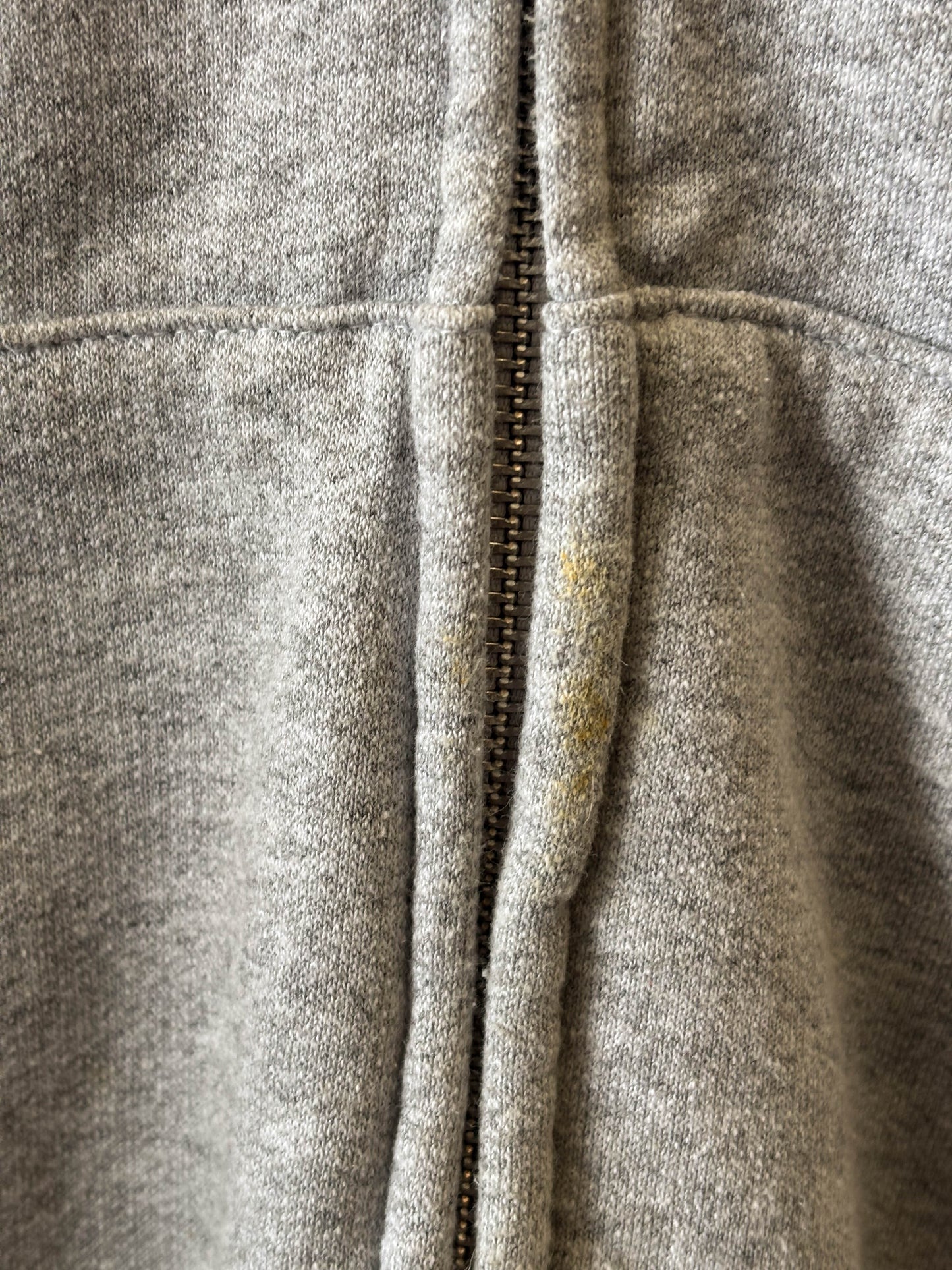 Grey Mickey Zip Up Hoodie : S