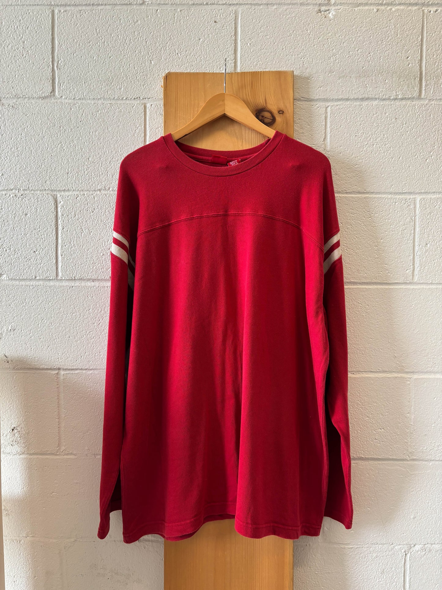 Vtg Red Long Sleeve : XXL