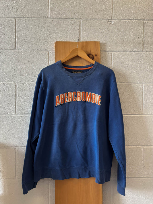 Blue A&F Crew : XL