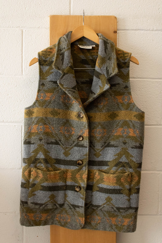 Vtg Western Vest : S