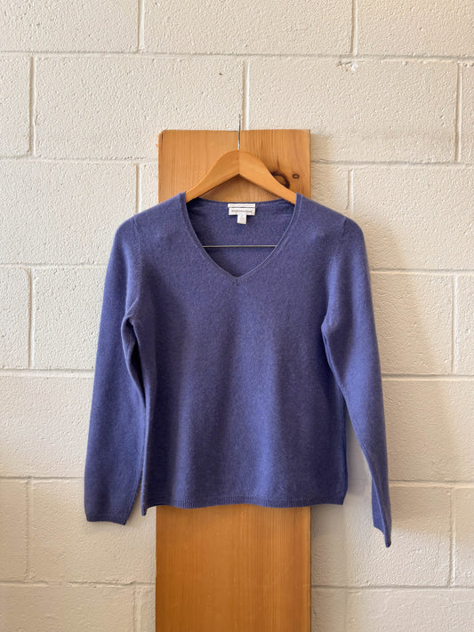 Blue Cashmere Sweater : M