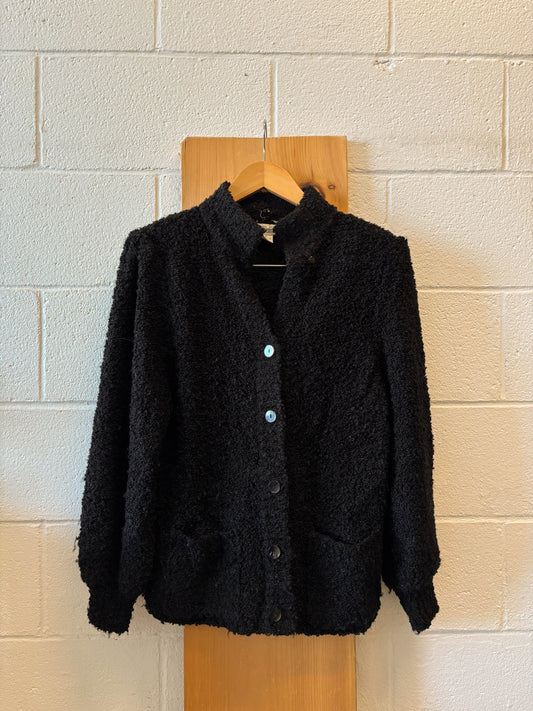 Black Vtg Cardigan : M