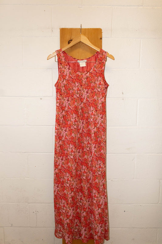 Pink Floral Maxi Dress : 10