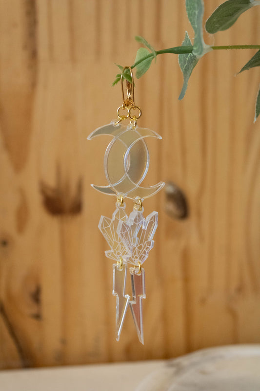 Moon Acrylic Earrings