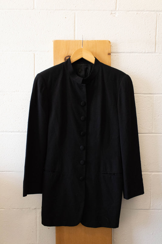Black Button Up Blazer : S