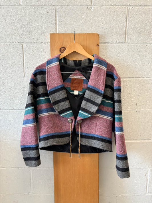 Vtg Southwestern Jacket : M