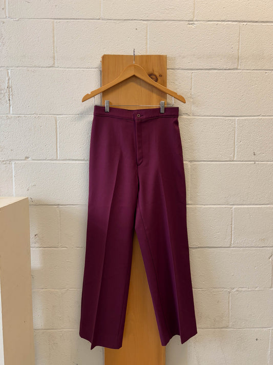 Vtg Plum Levis Trousers : 30