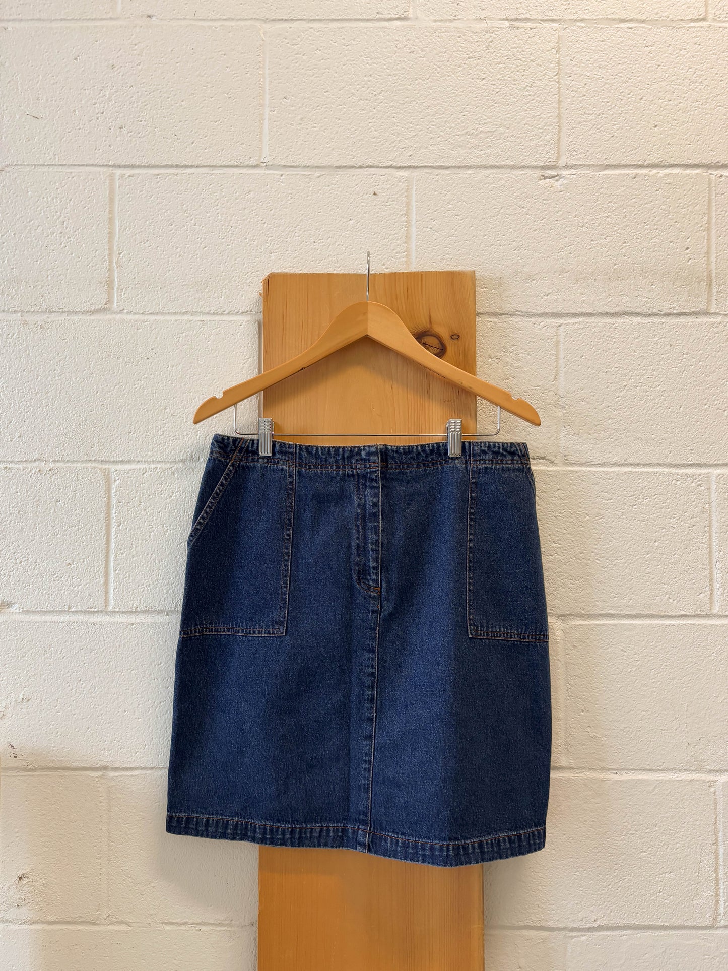 Vtg Denim Skirt : 14