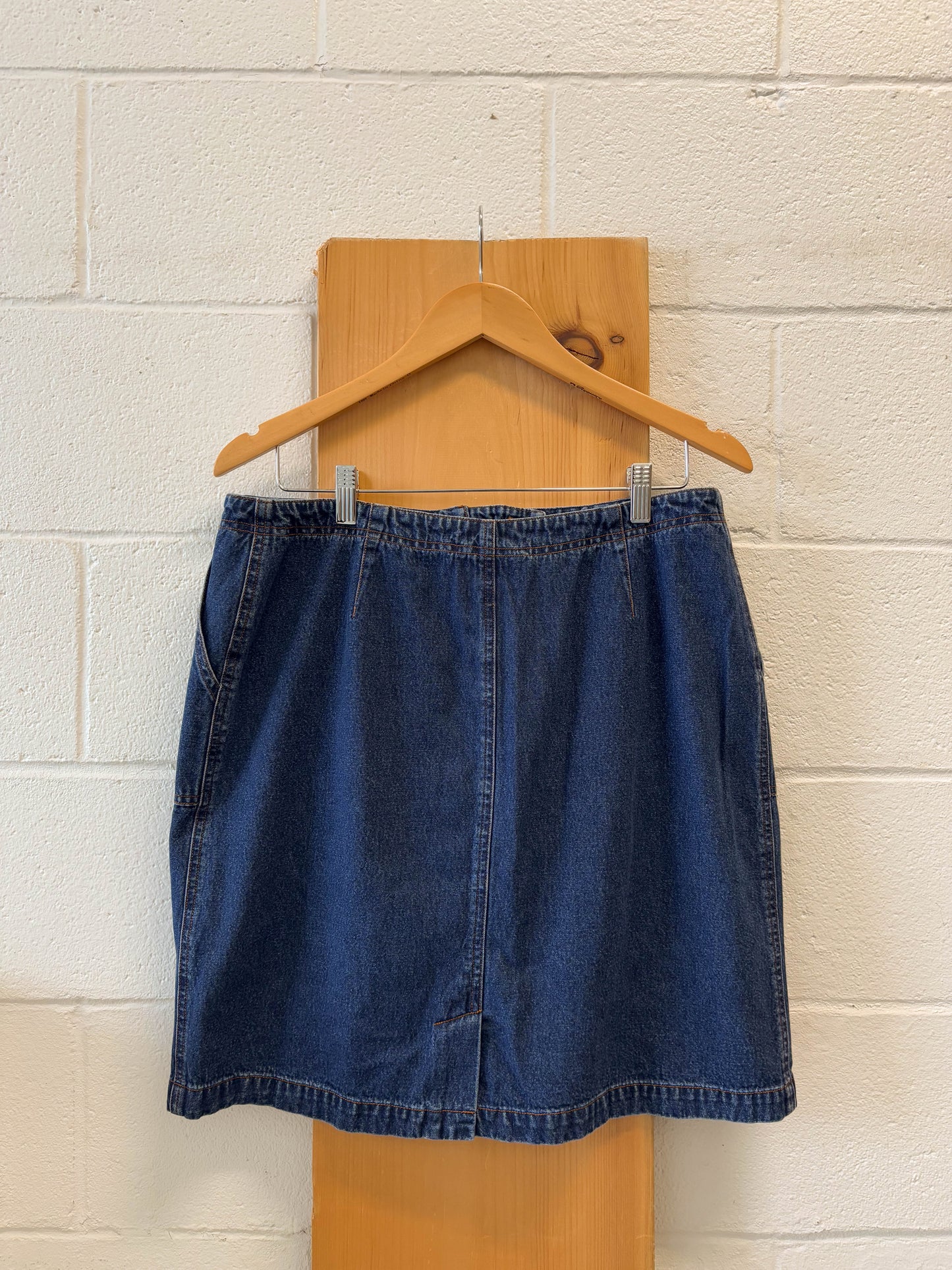 Vtg Denim Skirt : 14