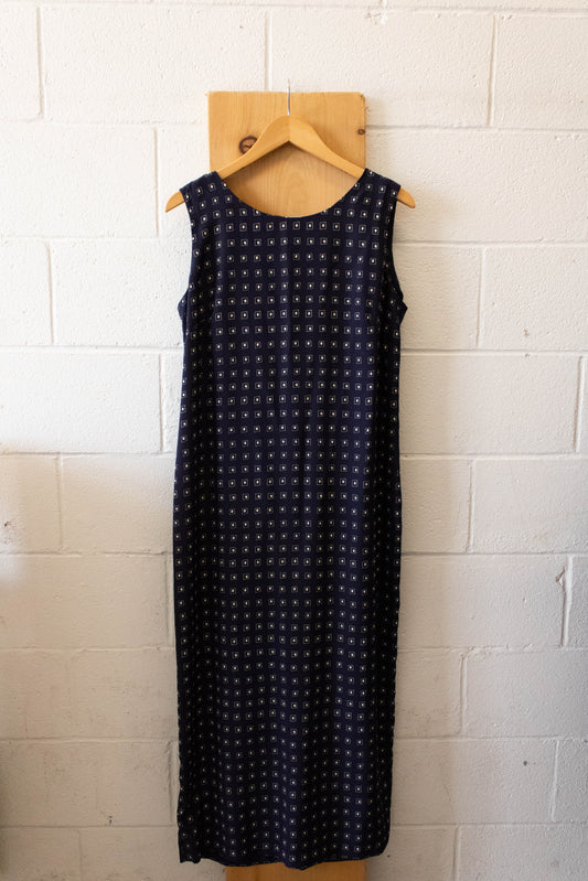 Vtg Diamond Maxi Dress : 14