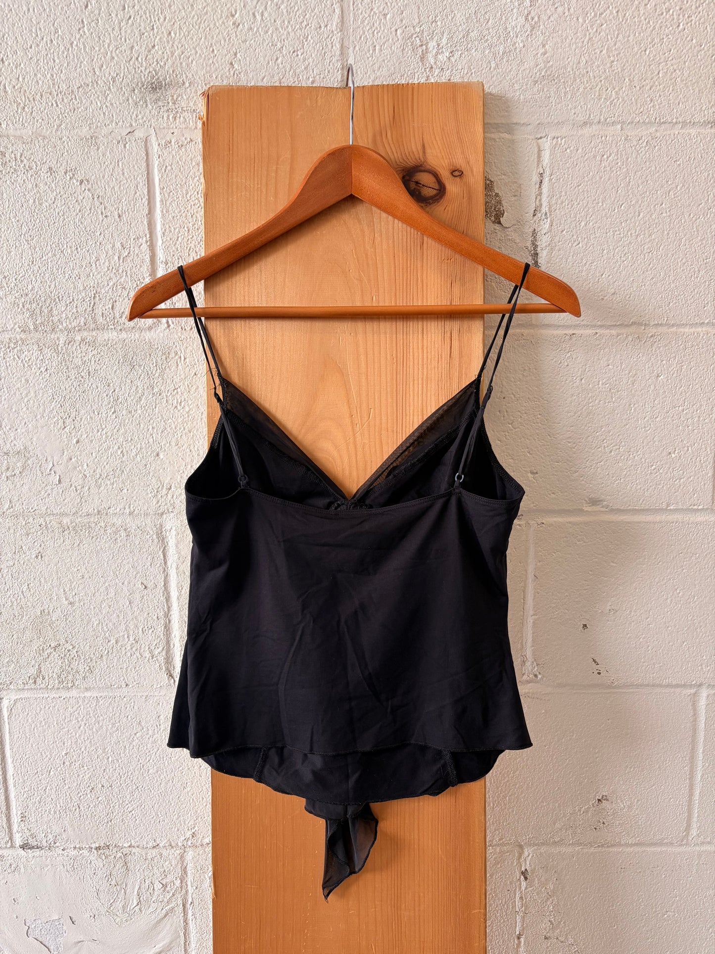 Y2K Black Bebe Tank : S/M