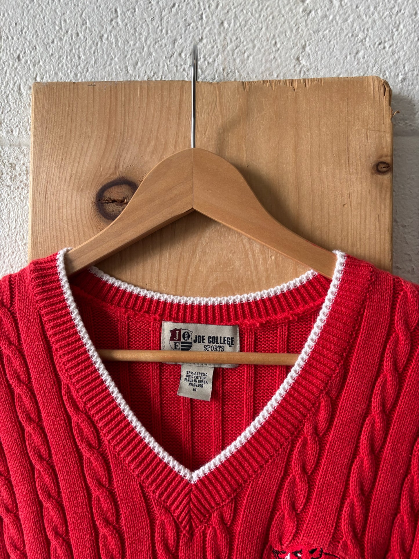 Razorbacks Sweater Vest : M