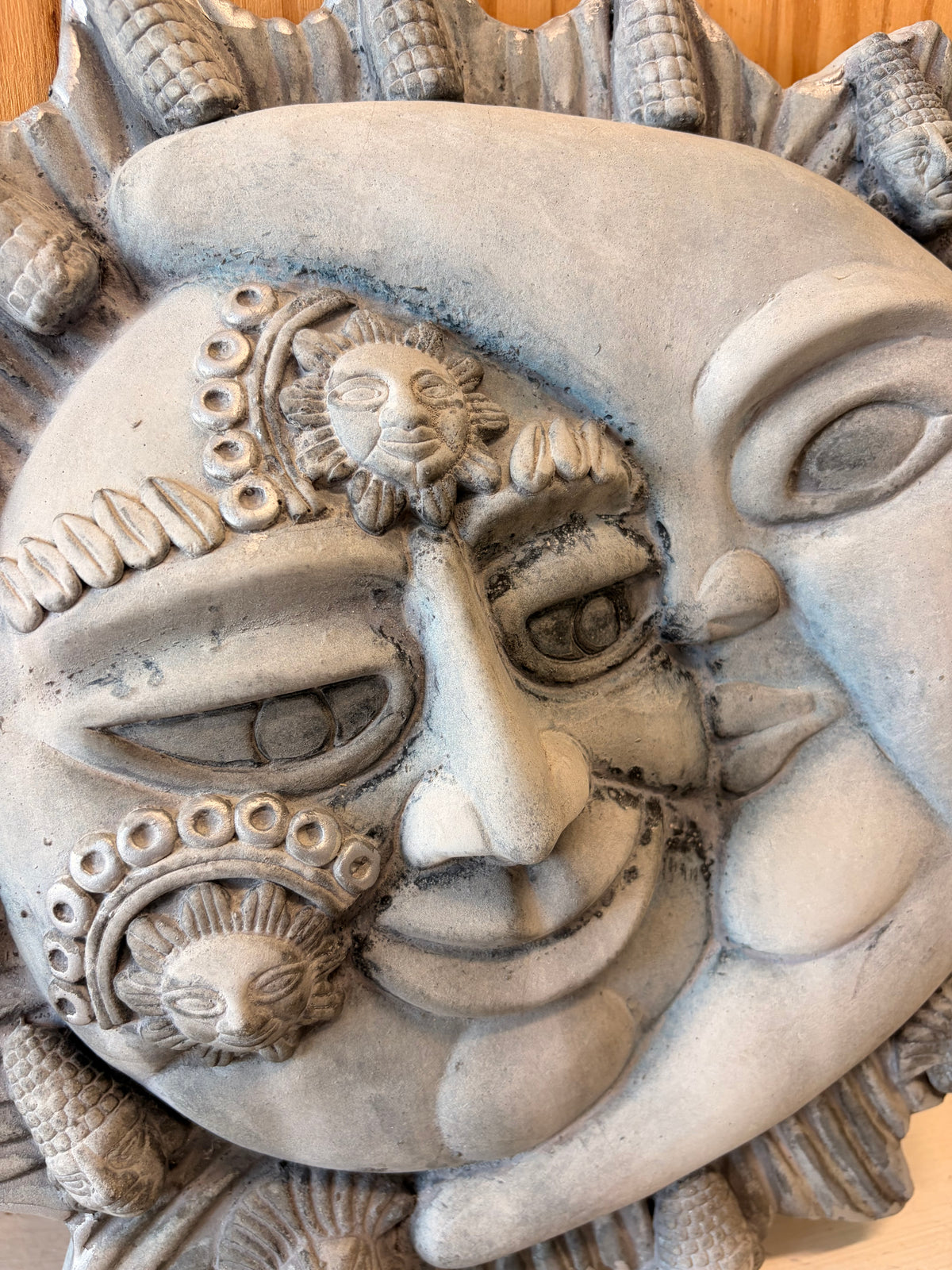 Celestial Sun & Moon Stone Plaque (Local Pick Up Only)