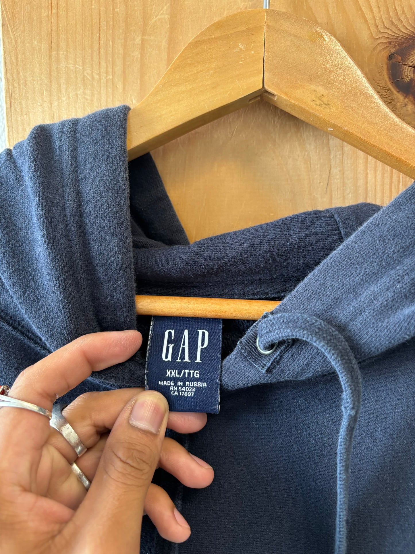 Y2K Gap Hoodie : XXL
