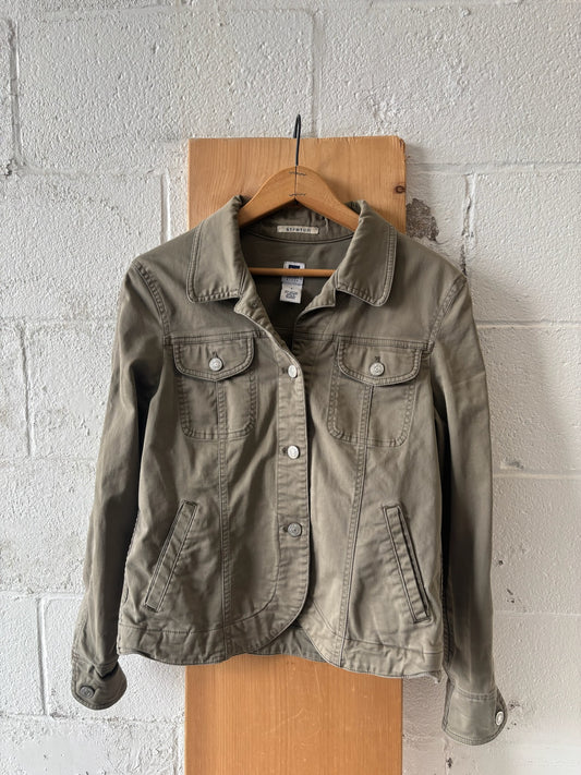 Vtg Gap Khaki Jacket : S