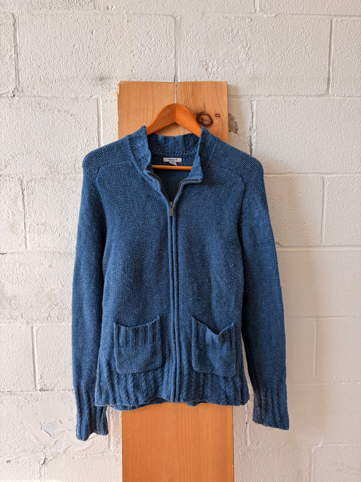Knit Carhartt Zip Up Sweater : Women’s L