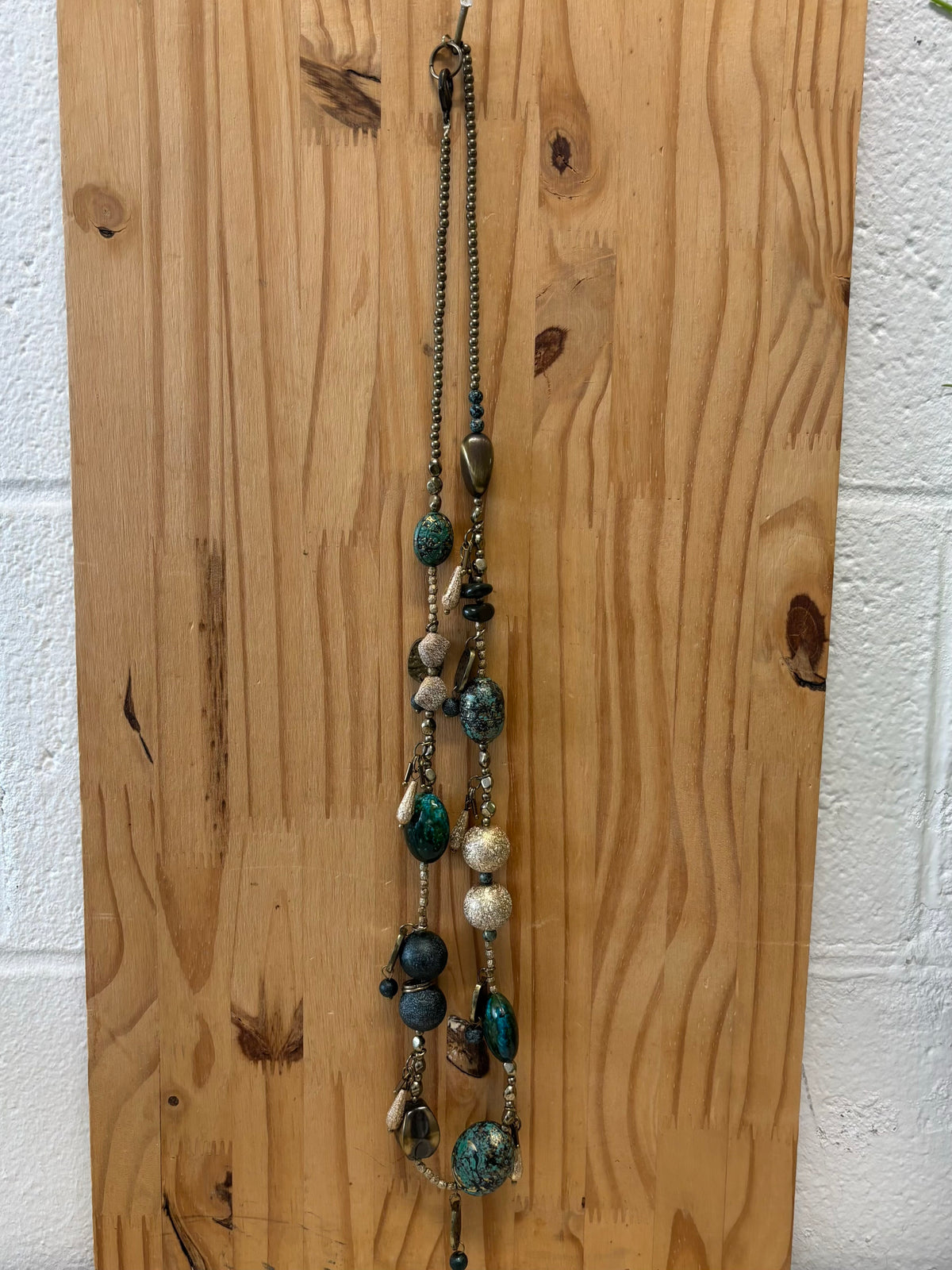 Boho Beaded Chain Belt
