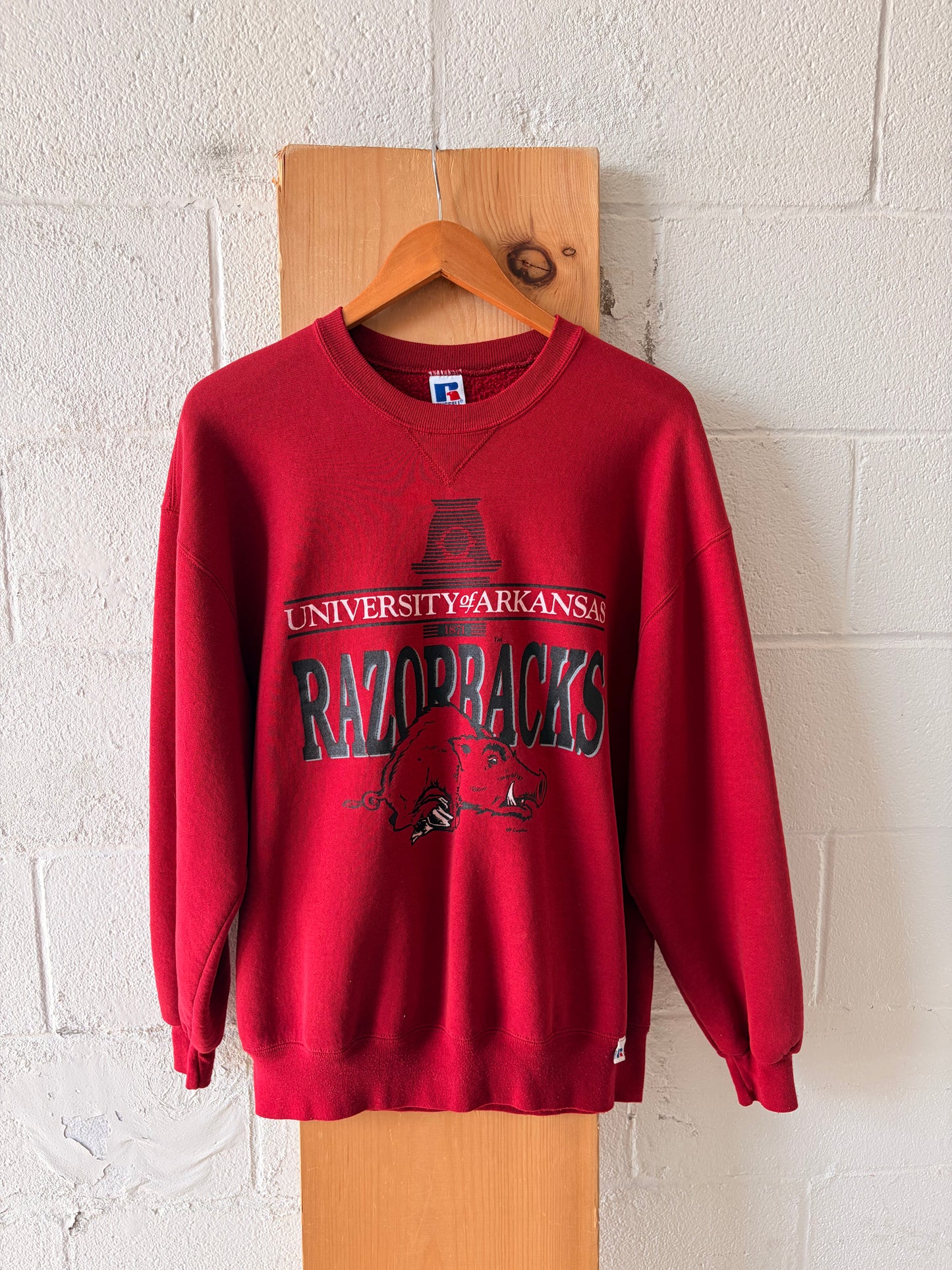 Vtg Razorbacks Crewneck : XL