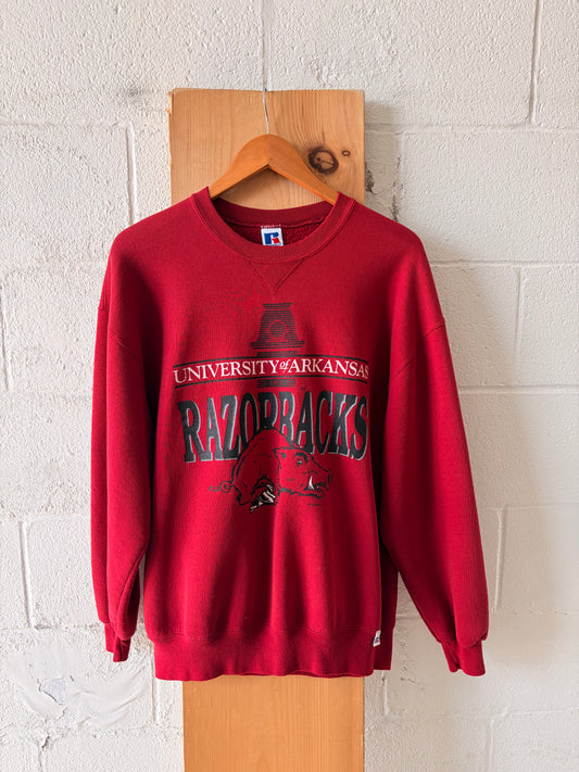 Vtg Razorbacks Crewneck : XL