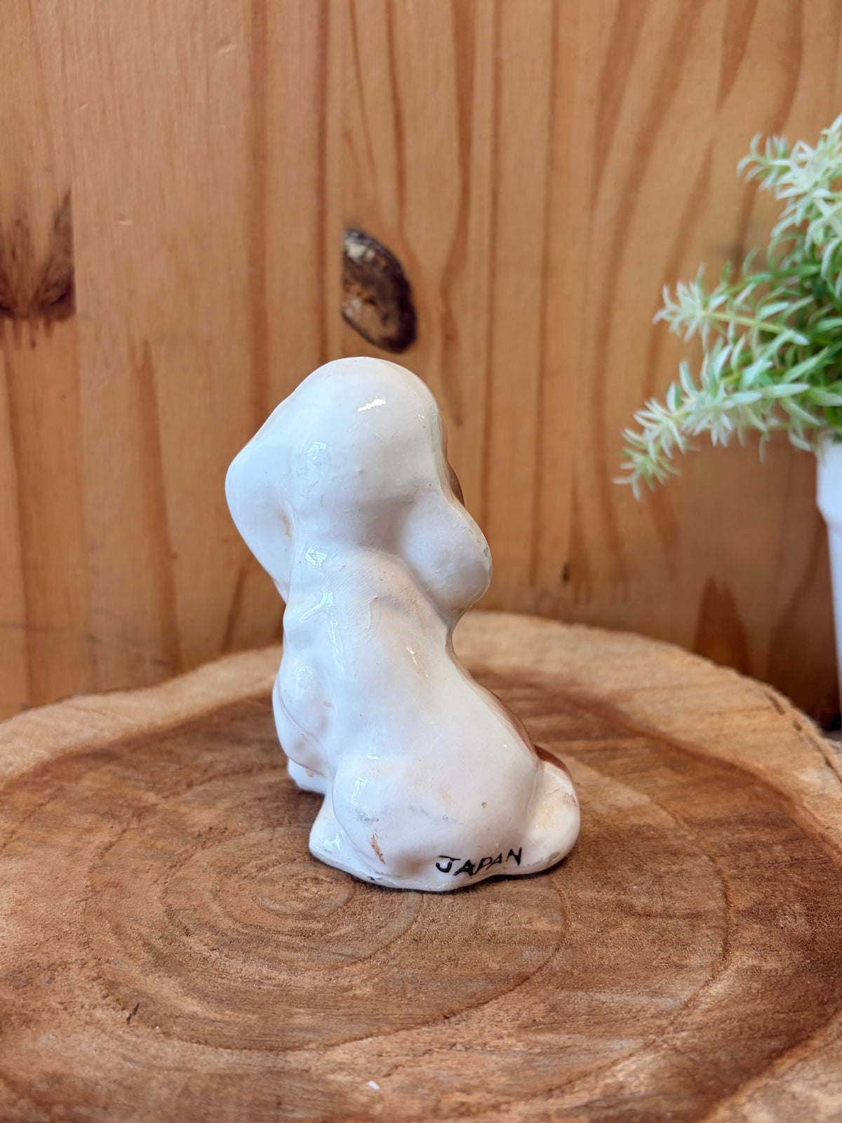 Vtg Ceramic Puppy Figure (As Is)