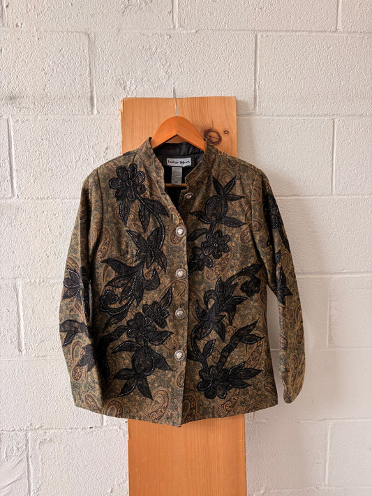 Indigo Moon Boho Tapestry Jacket : XS