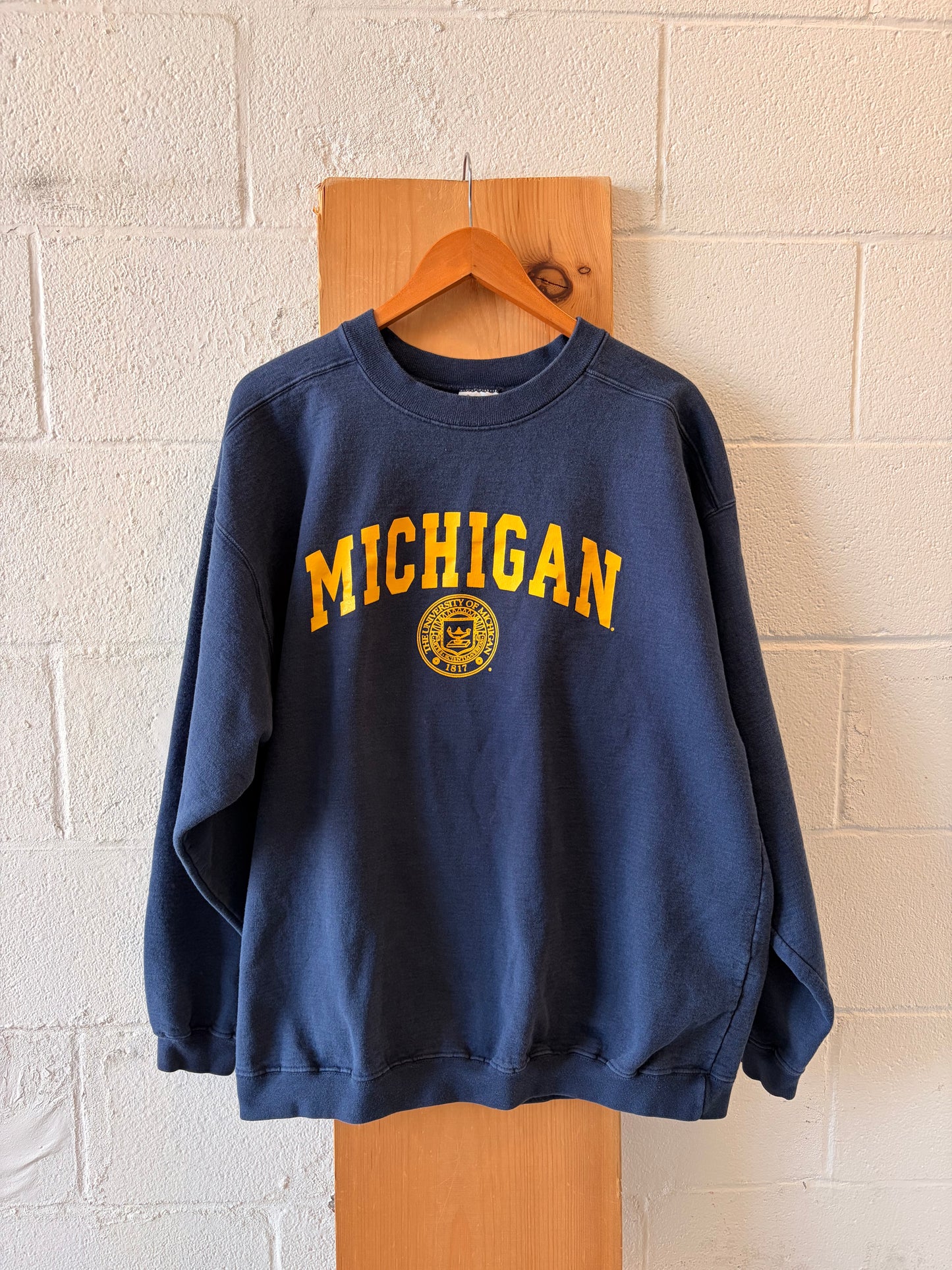 Vtg Michigan Crewneck : XL