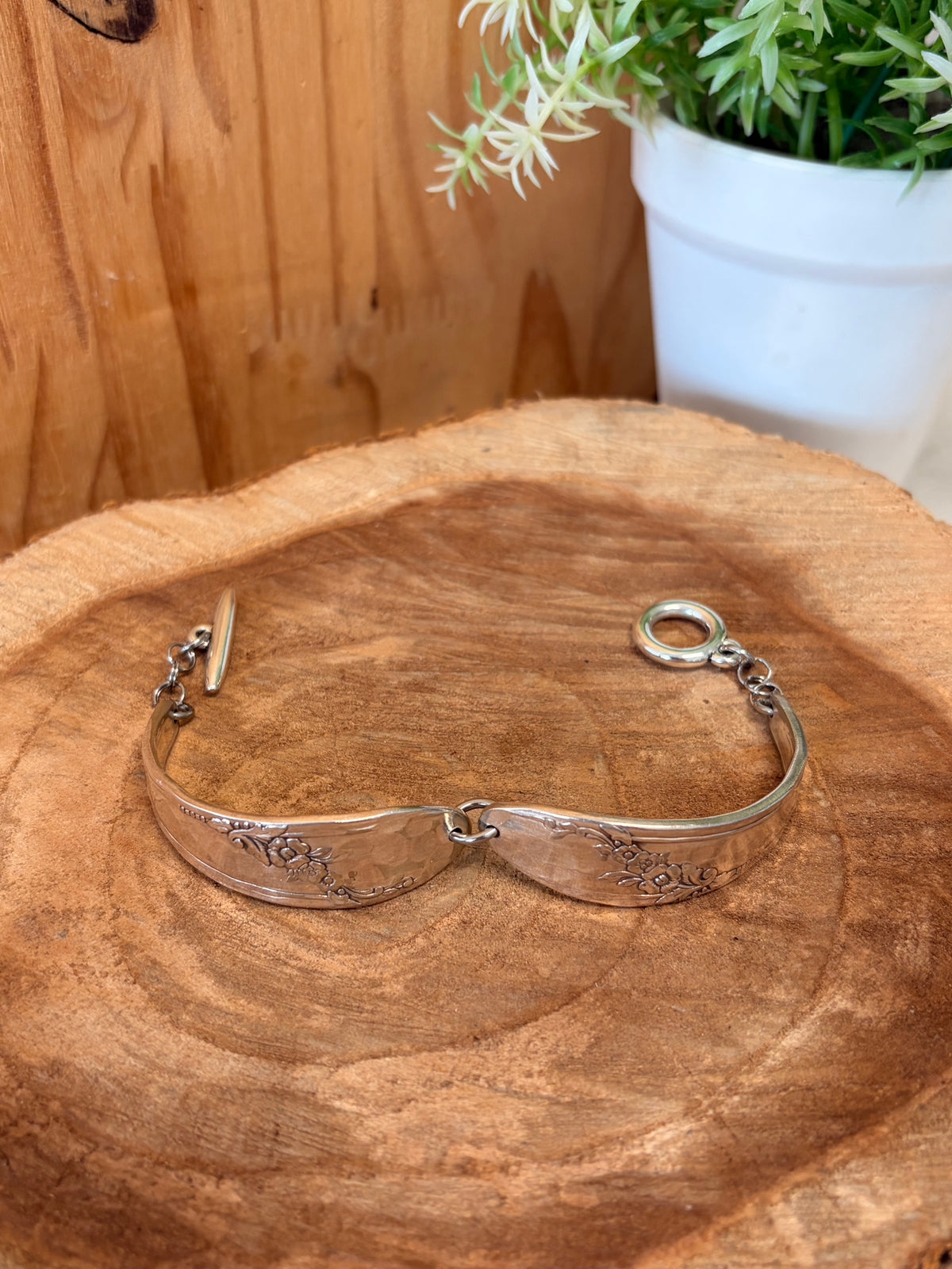 Silver Spoon Toggle Bracelet