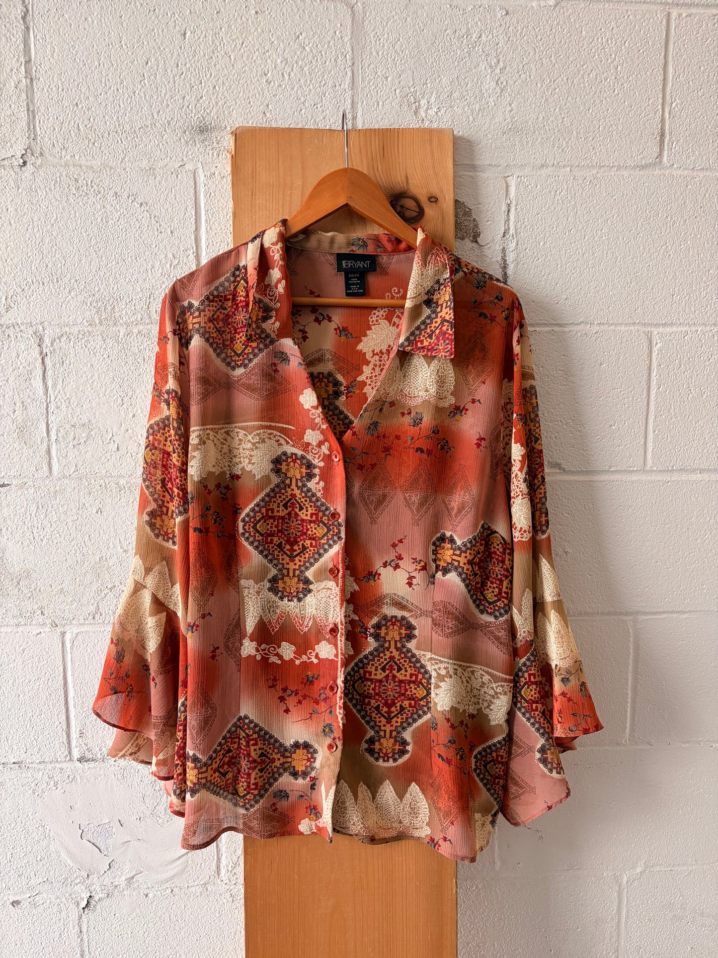 Paisley Patterned Blouse : 22/24