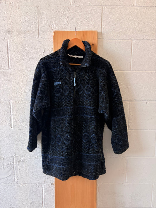 Vtg Columbia Sherpa Quarter Zip : M
