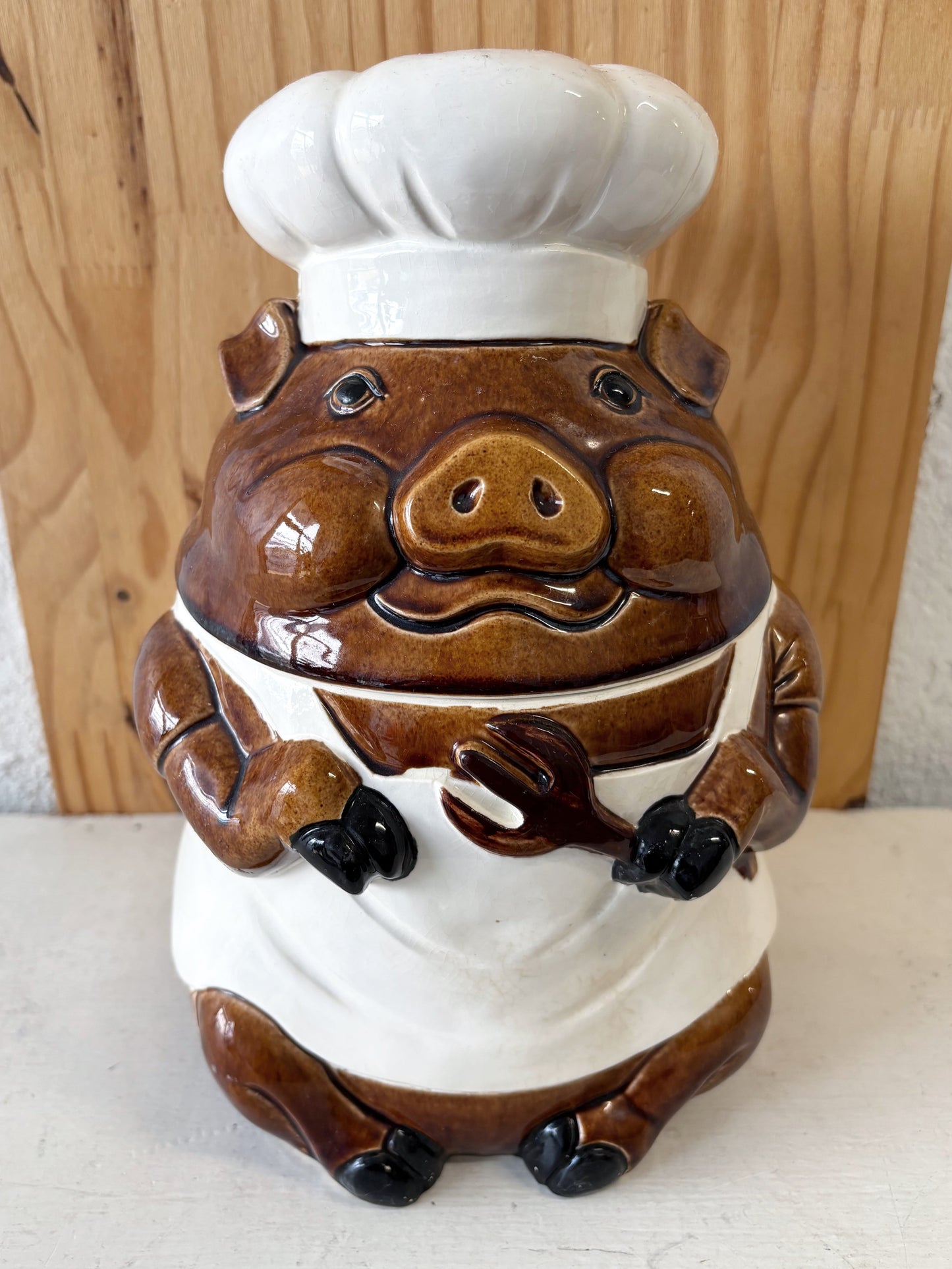 Vtg Pig Cookie Jar (Local Pickup Only)