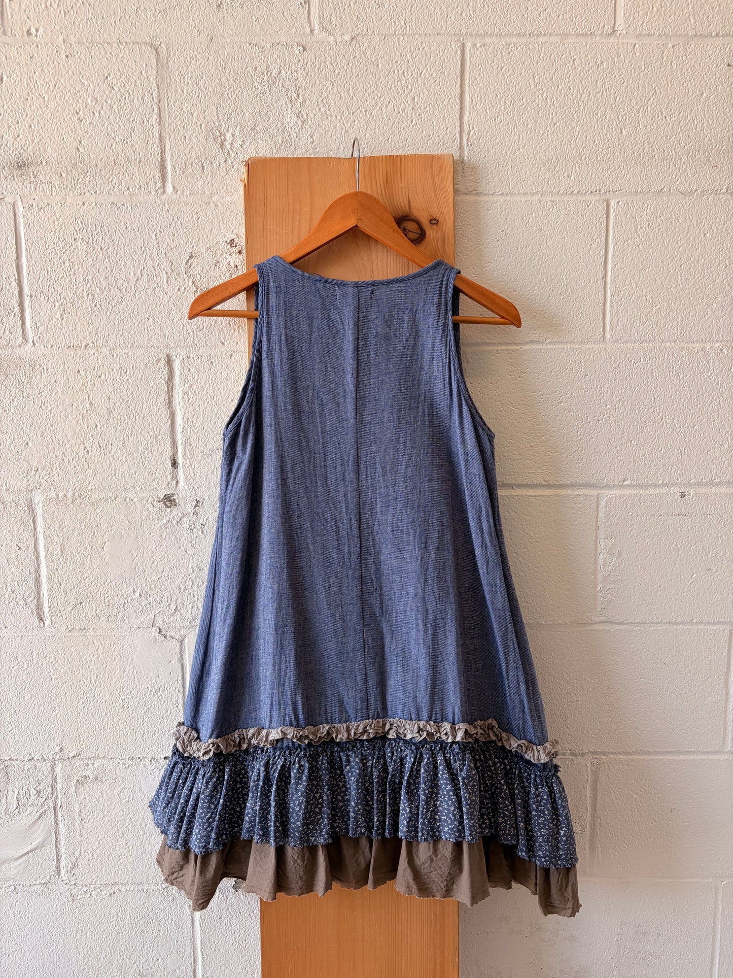 Ryu Ruffled Boho Dress : S