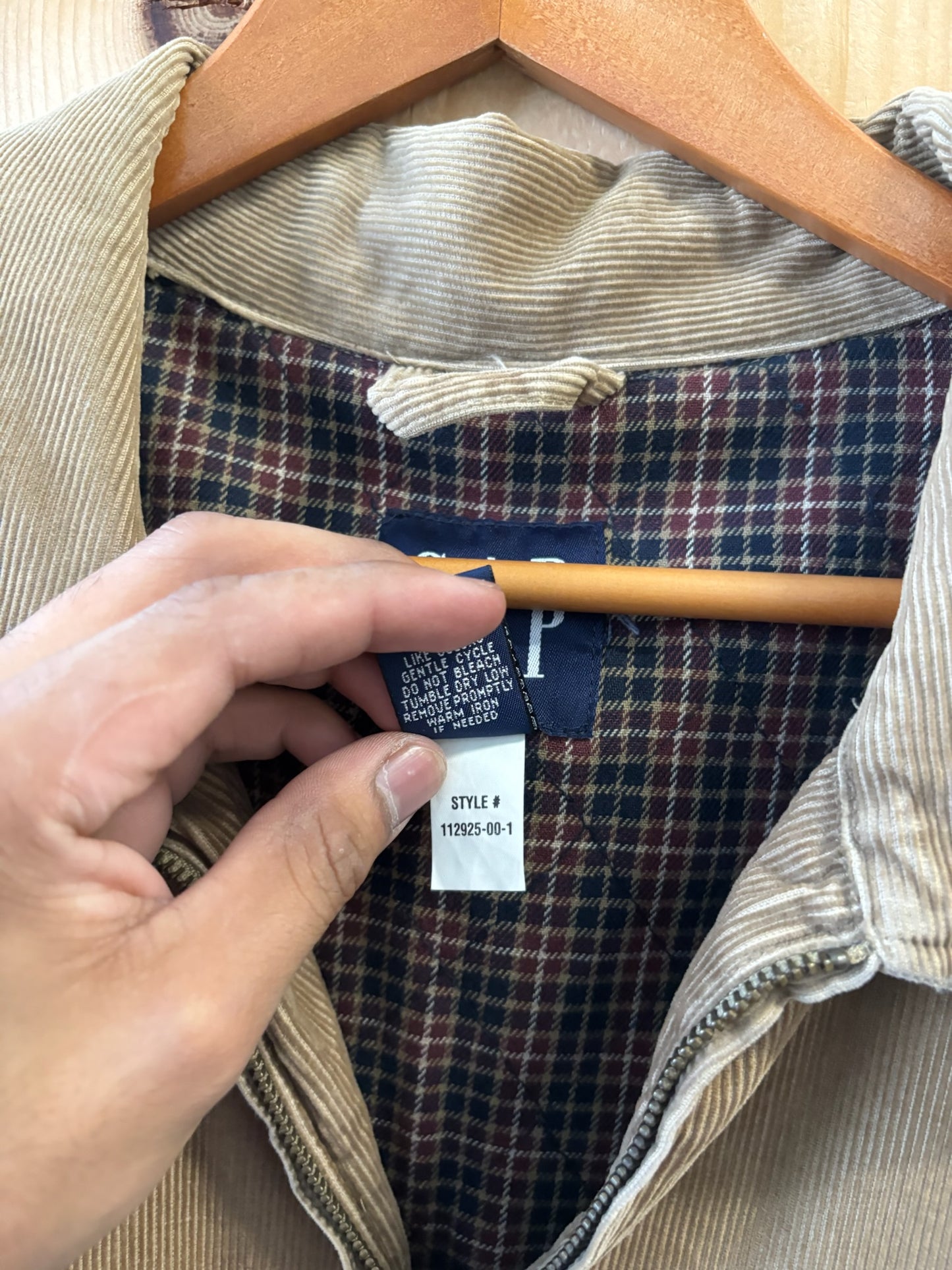 Vtg Corduroy Gap Jacket : XL