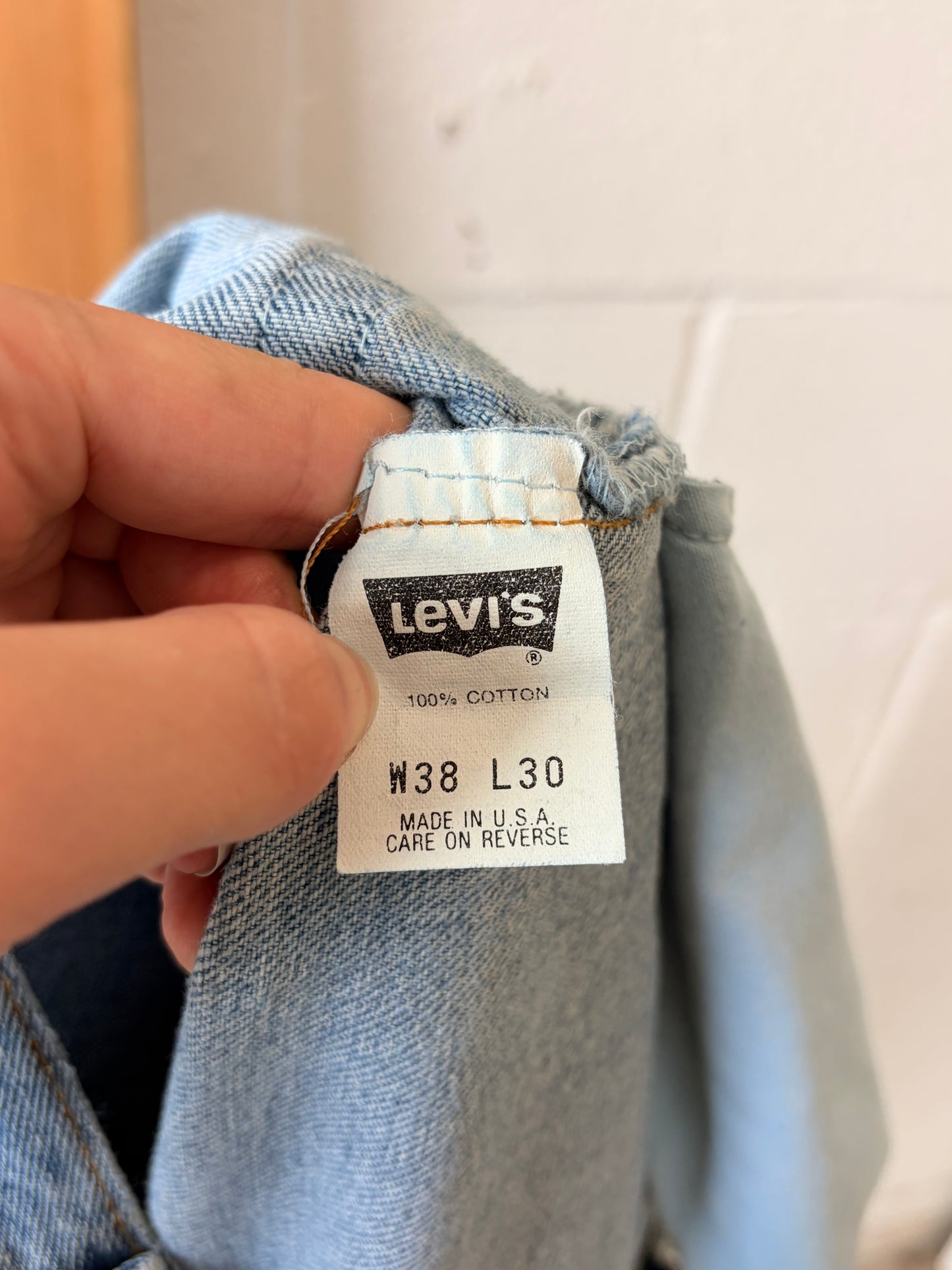 ‘93 Levi 501’s : 38x30