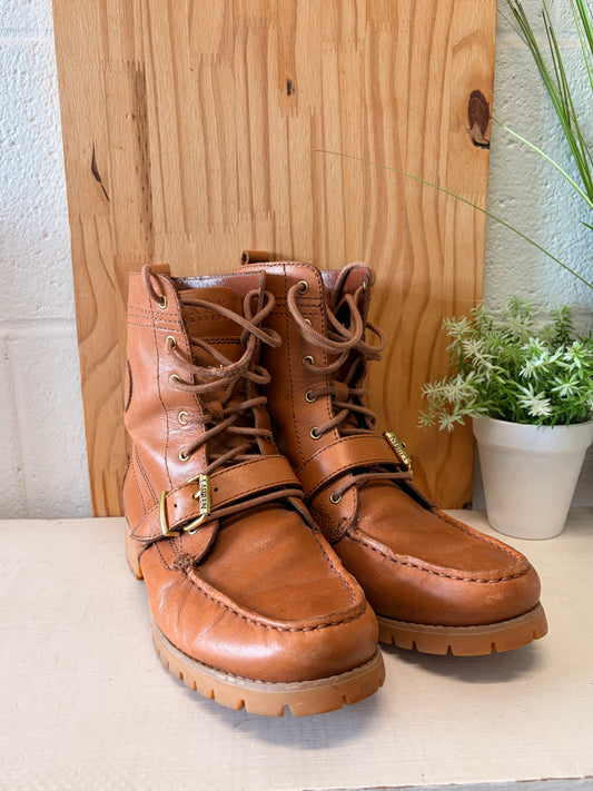 Brown Ralph Lauren Boots : Size 7.5