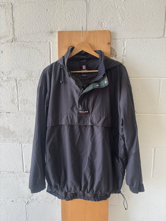 Chaps Hooded Pullover : L