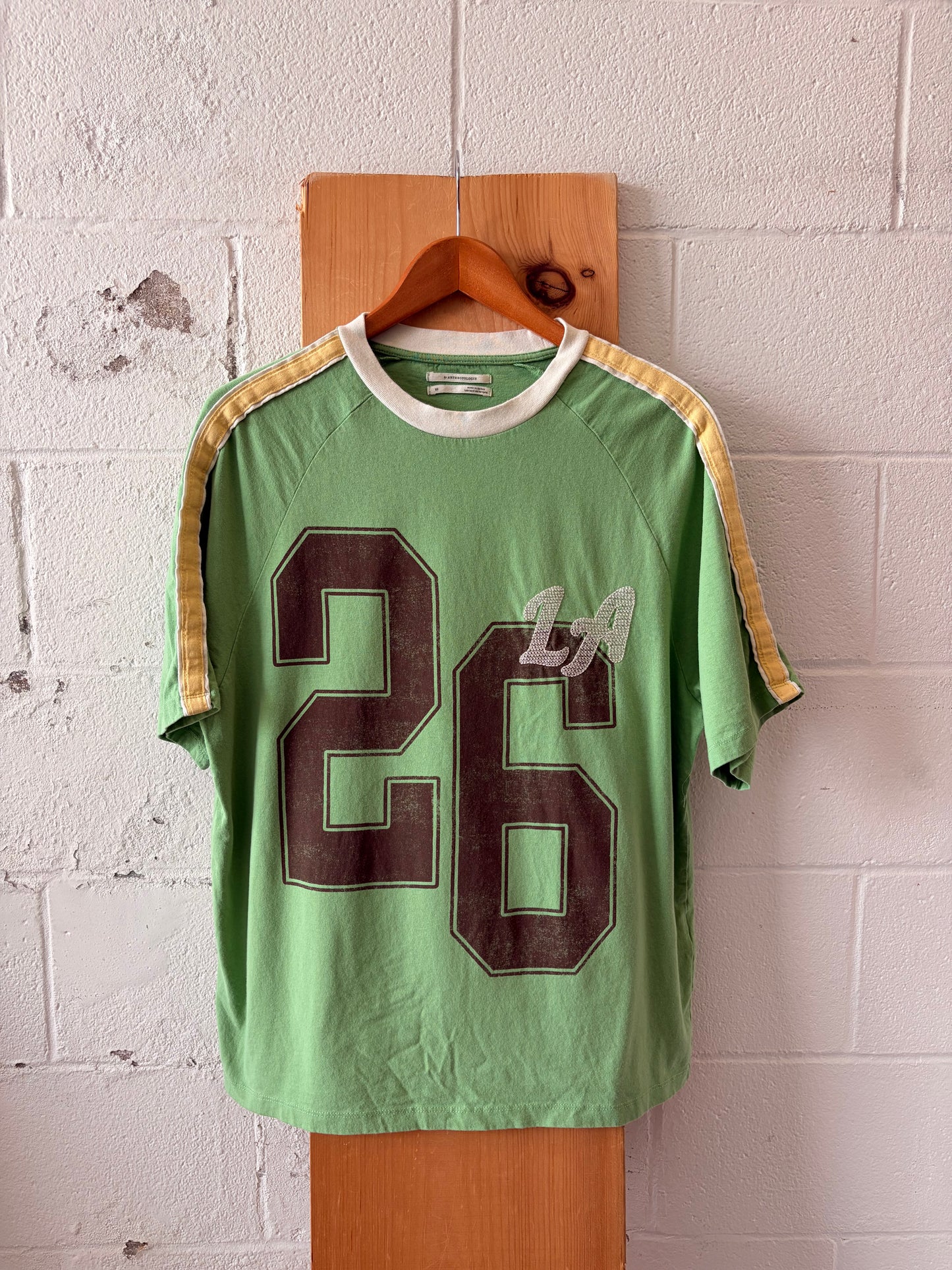 Yellow & Green Anthropologie Tee : XS