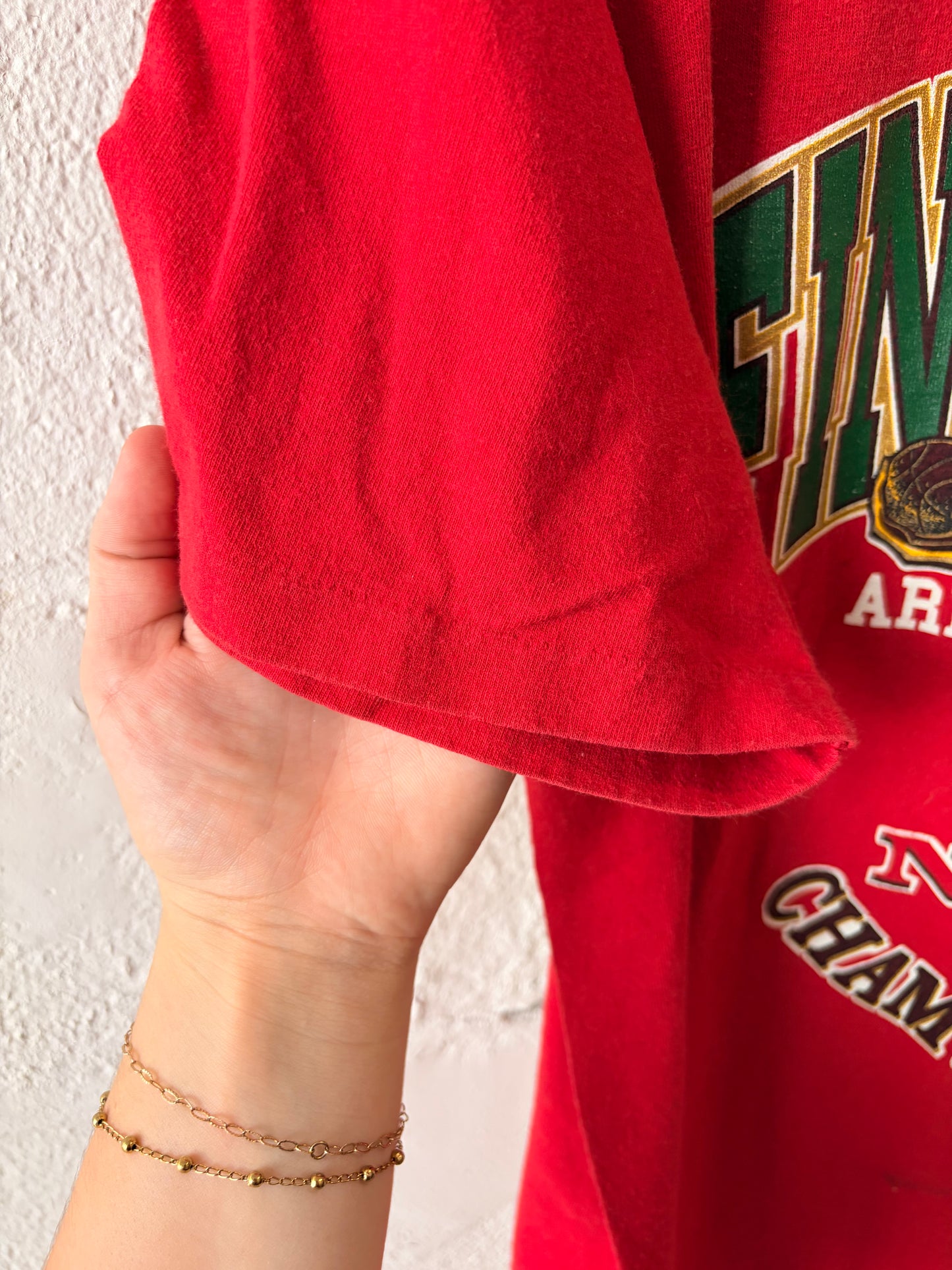 ‘94 Single Stitch Arkansas Final Four Tee : M