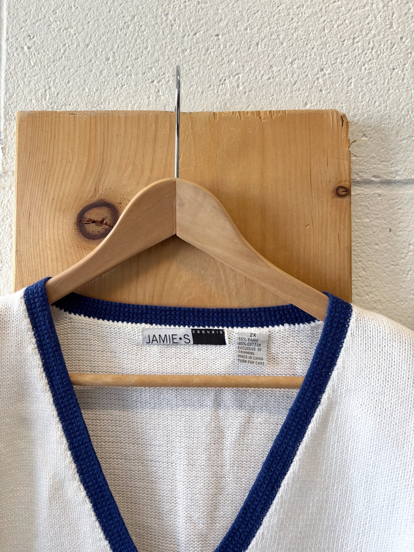 Long Sleeve Boat Cardigan : 2XL