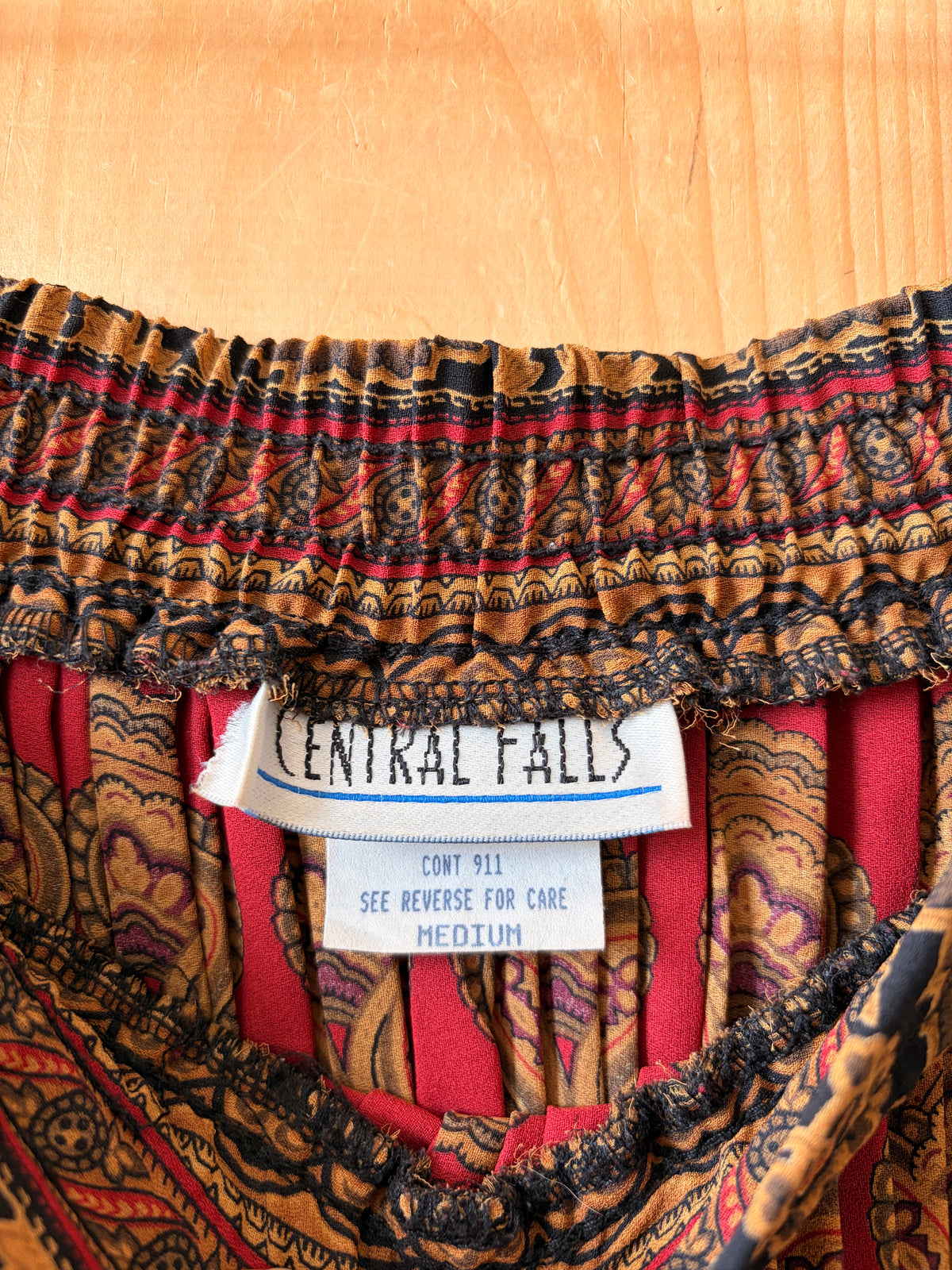 Vtg Accordion Pleated Skirt : M