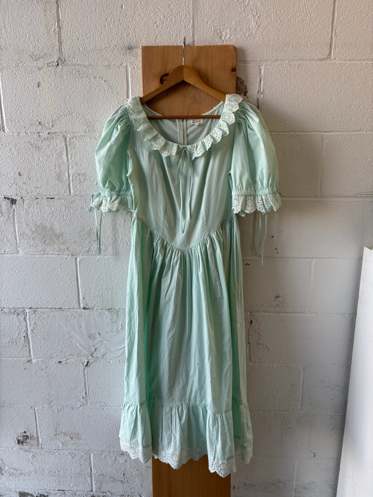 Mint Green Cotton Sundress : S