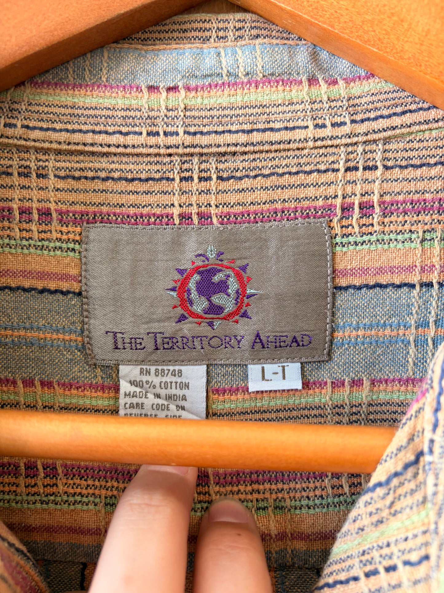 Vtg Territoy Ahead Button Down : LT