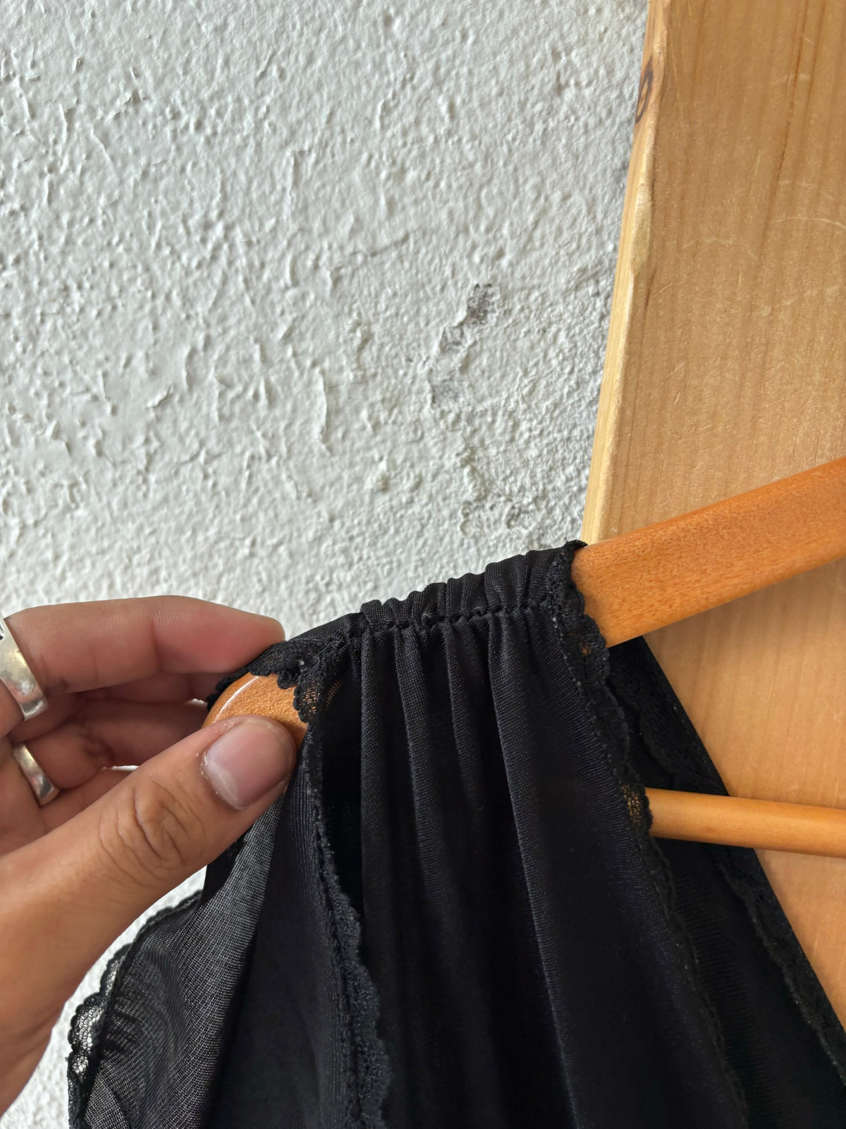 Vtg Black Jumpsuit Sleepwear : M
